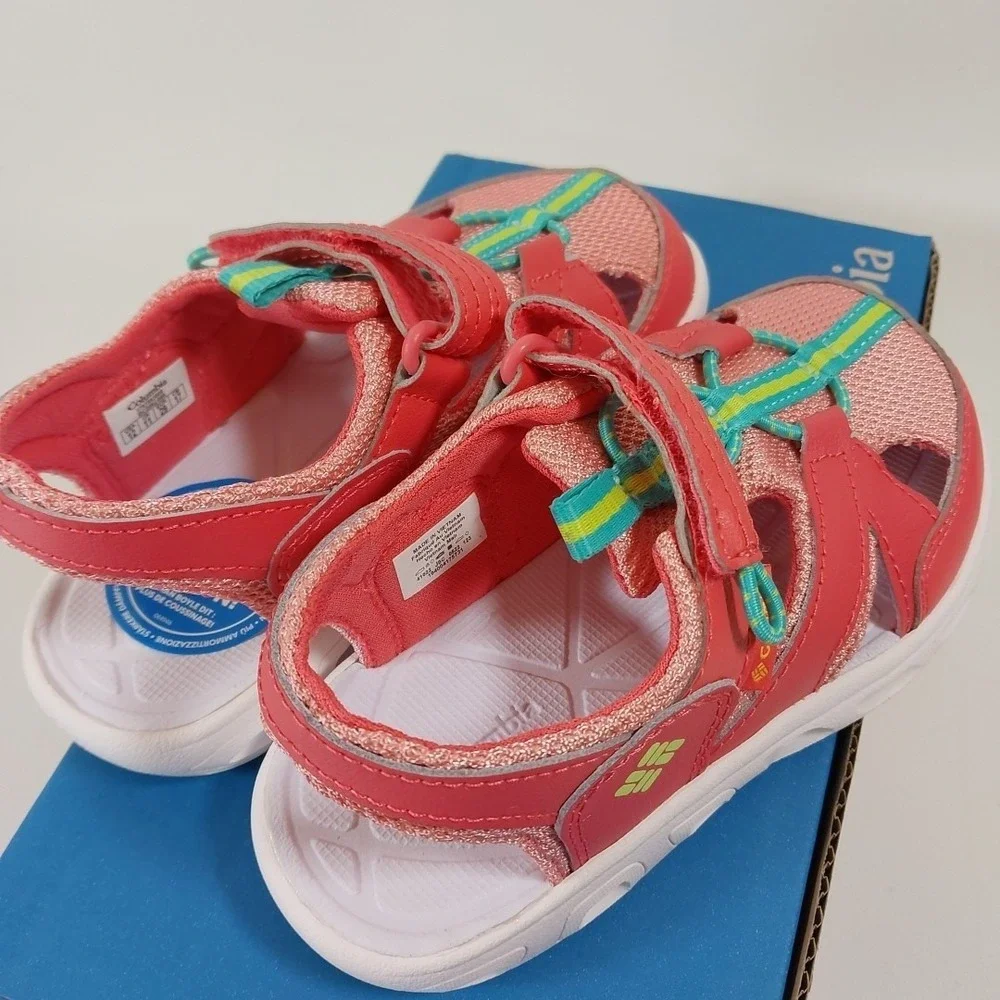 Columbia Toddler Girls Techsun Wave Sandal size 12 Waterproof Shoes
